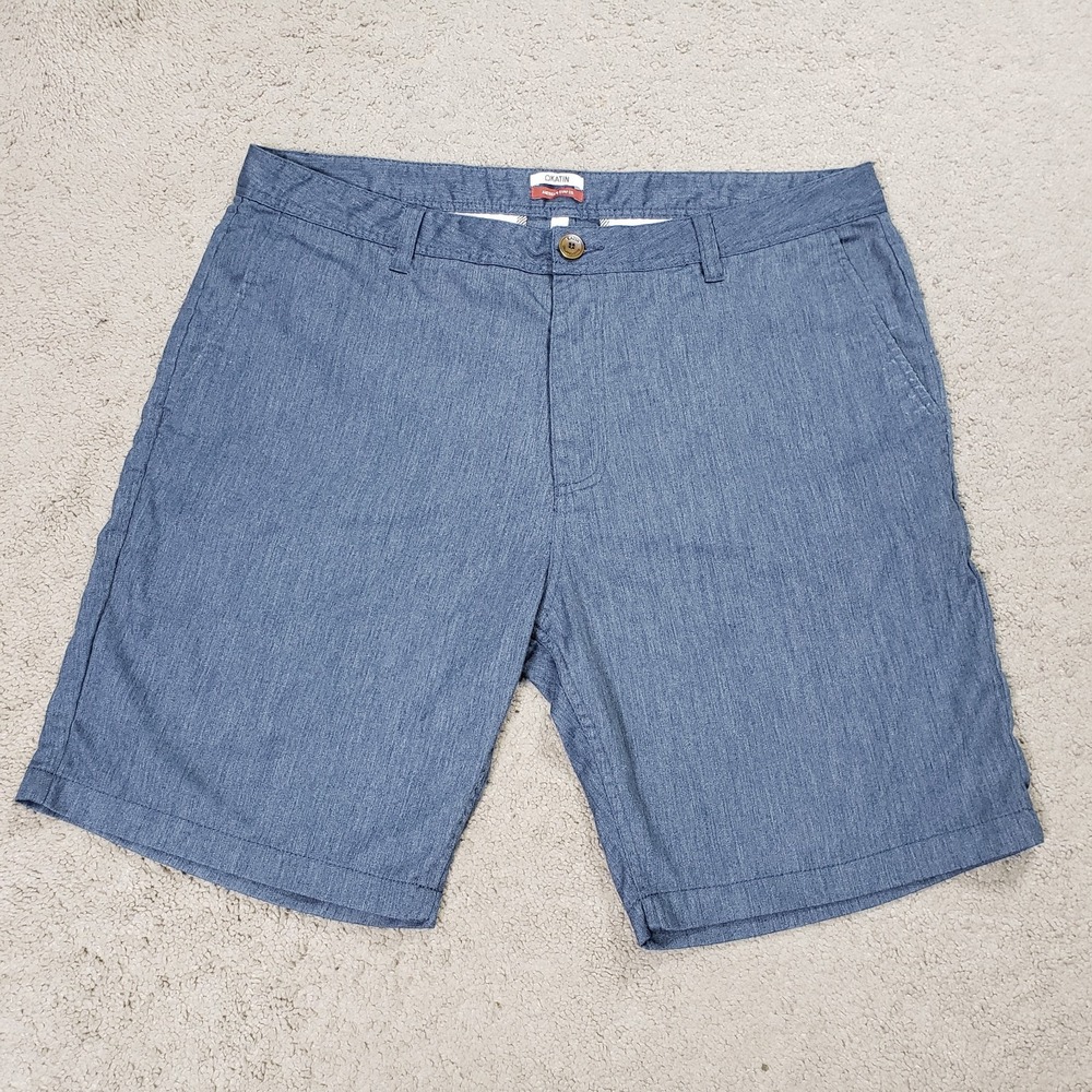 Katin Shorts Mens 38 Blue Chino Pockets Casual Surf Preppy Walking School